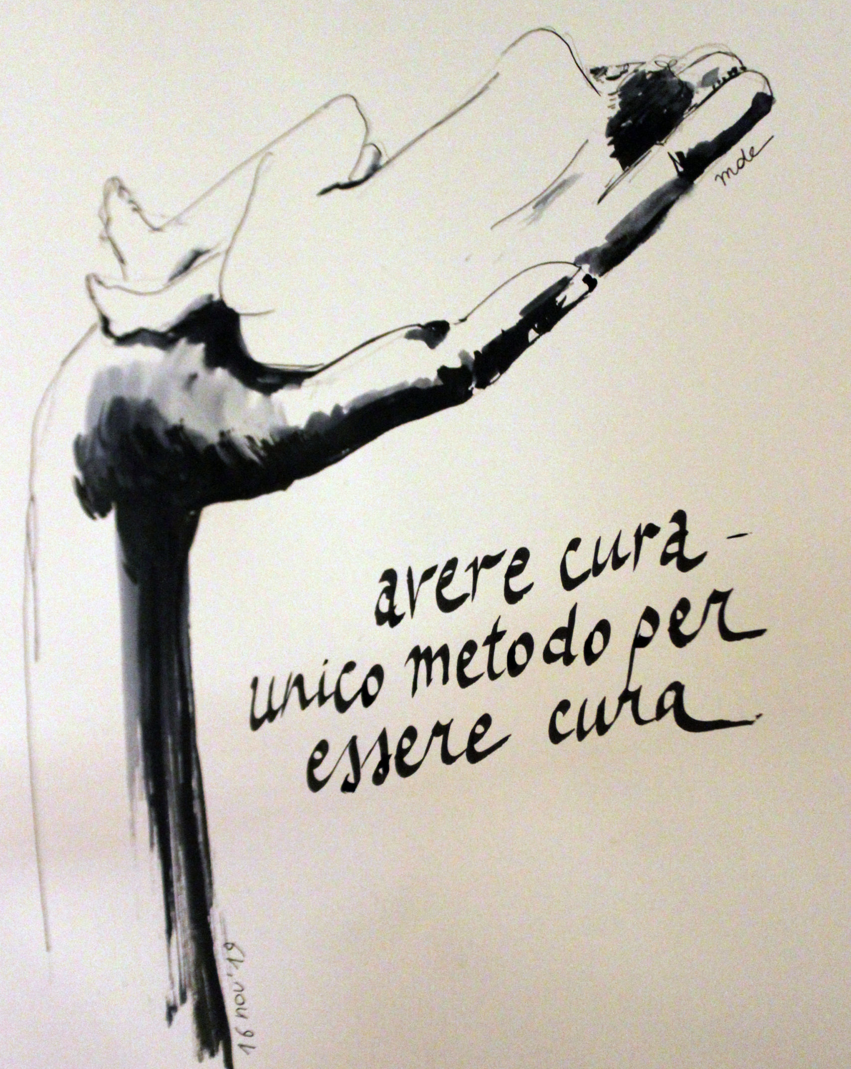 avere cura pagina libro