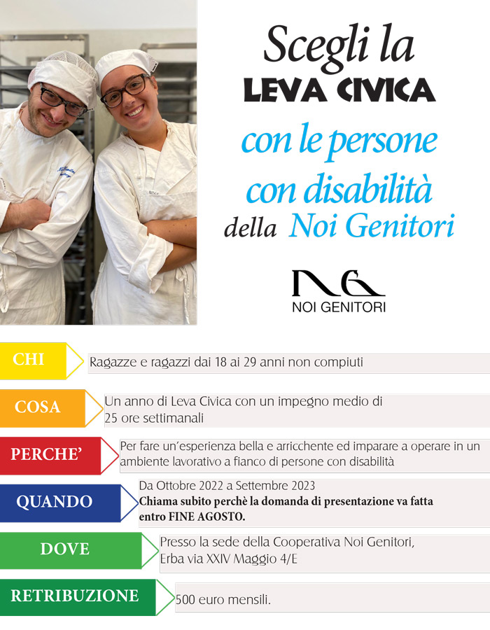 leva civica volantino
