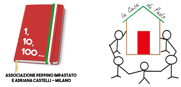 La casa di Paolo collaborazione associazione Peppino Impastato e Adriana Castelli Milano e La casa di Paolo Palermo