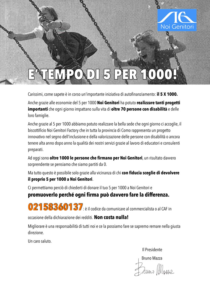 leggi la nostra lettera