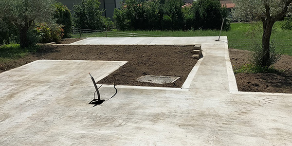 Progetto Serre - pavimentazione