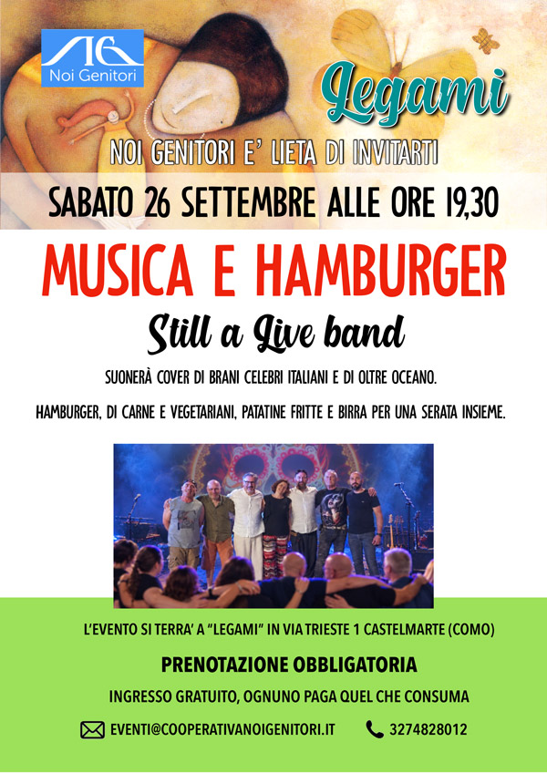 manifesto musica e hamburger